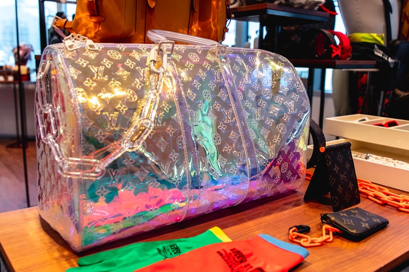 louis vuitton virgil abloh ss19 spring summer 2019 menswear monogram holographic bag