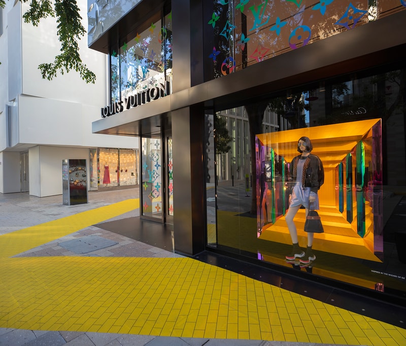 virgil abloh louis vuitton popup store miami design district wizard of oz
