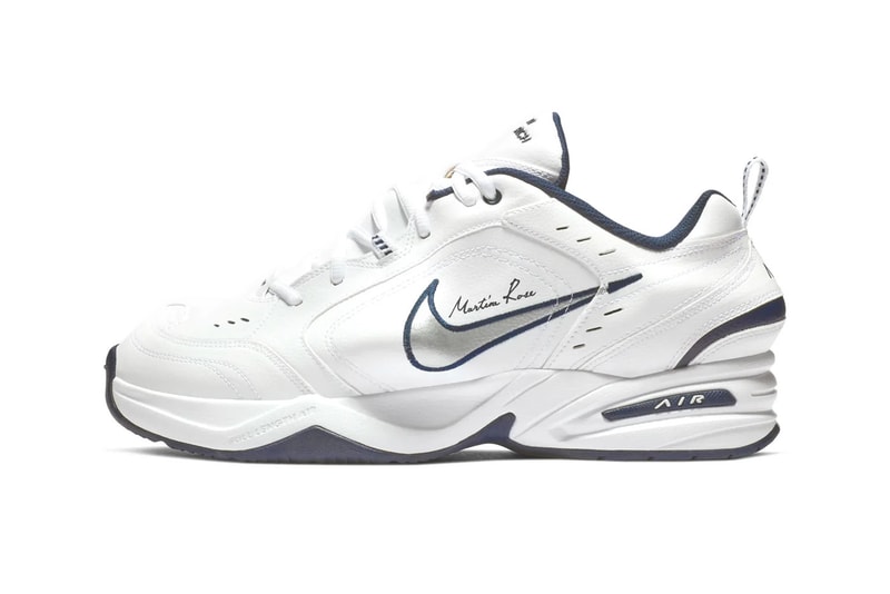 Martine Rose x Nike Monarch IV White Metallic Silver