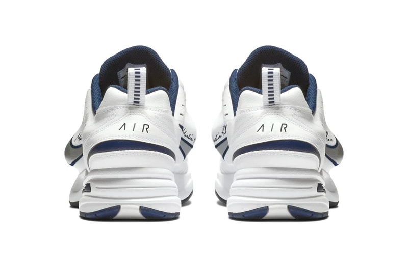Martine Rose x Nike Monarch IV White Metallic Silver