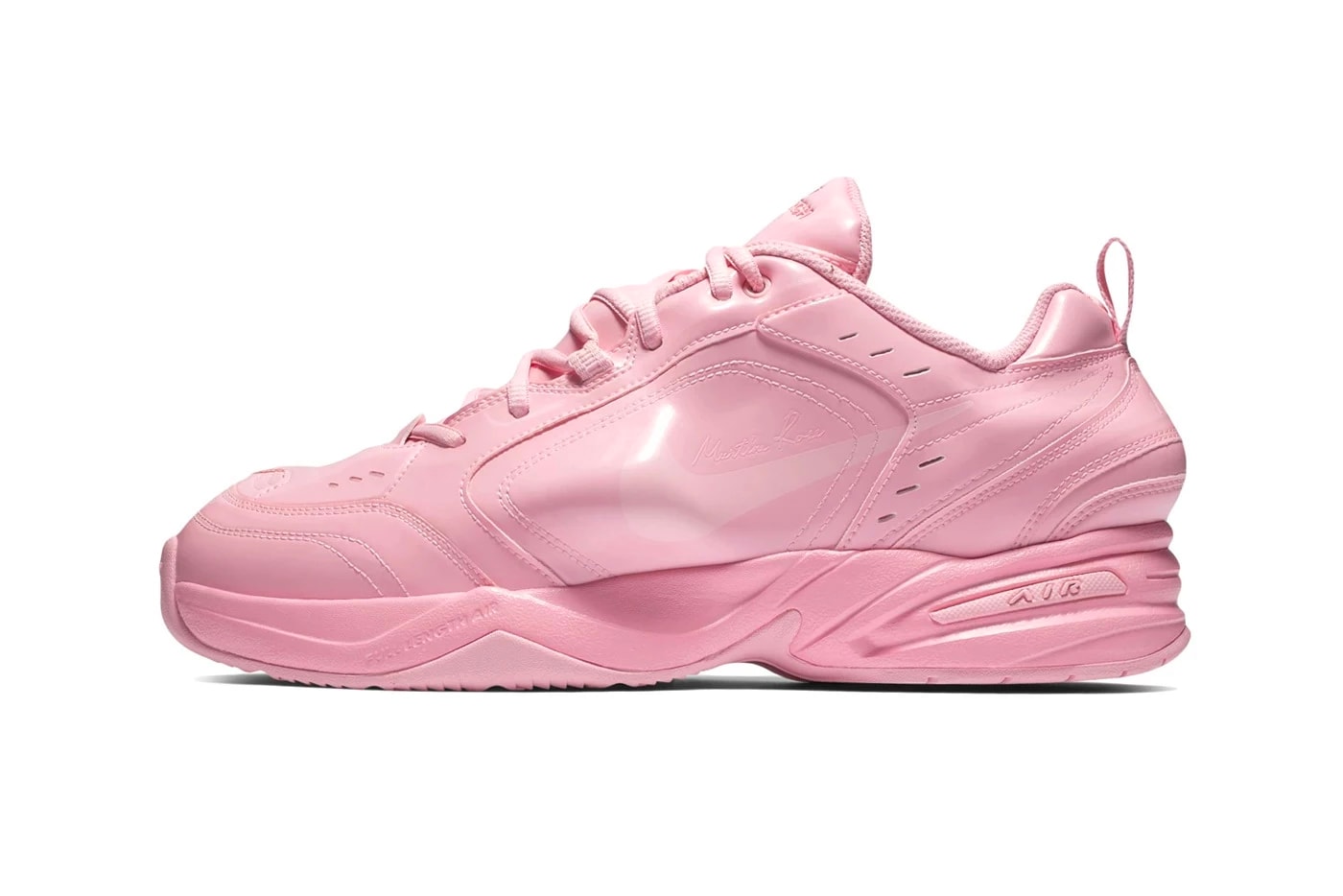 Martine Rose Nike Air Monarch IV Sneakers Sneaker Collaboration Rose Pink Millennial 2019