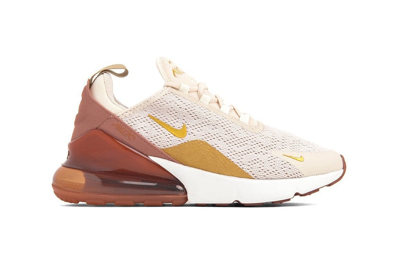 Nike Air Max 270 Light Cream Metallic Gold