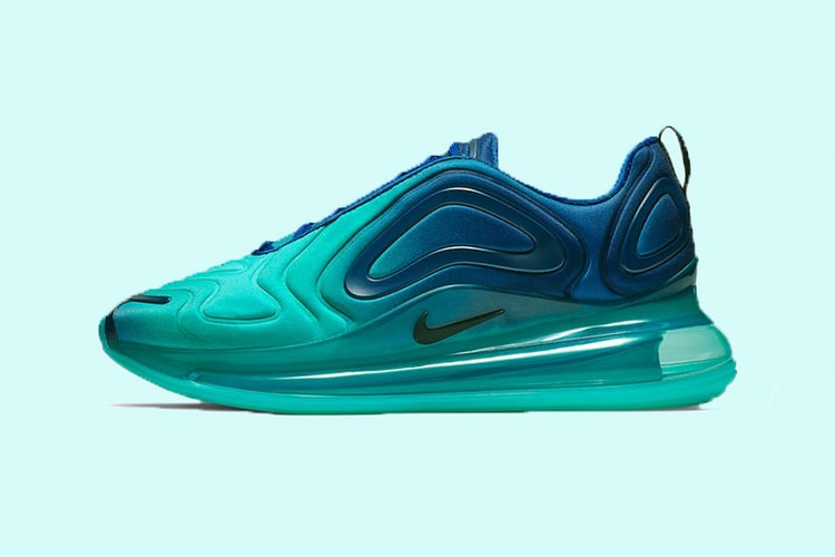 Nike's New Air Max 720 Is Covered in a Sea of Bright Blues and Greens