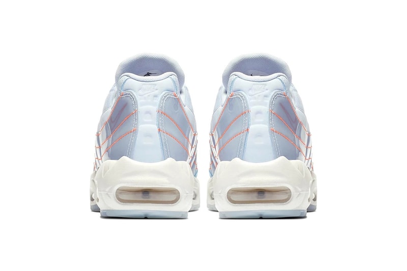 Nike Air Max 95 Half Blue Summit White Translucent
