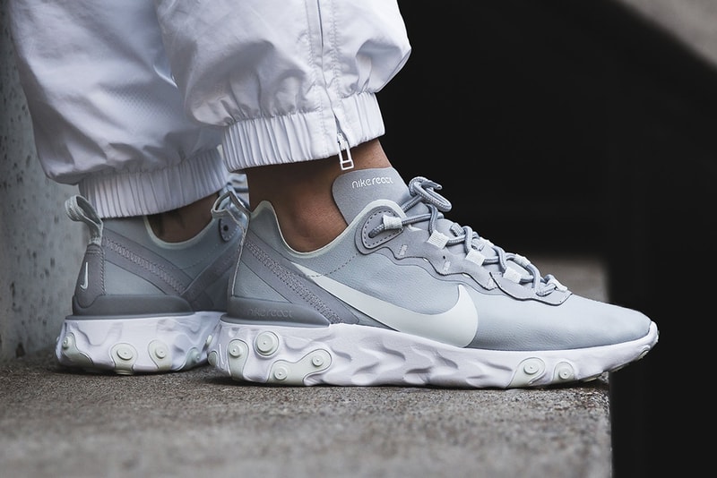 nike react element 55 womens exclusive wolf grey ghost aqua
