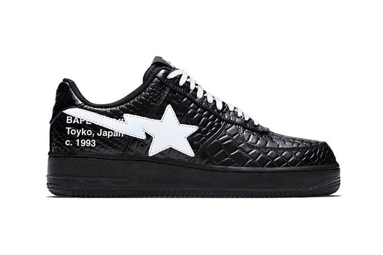 Virgil Abloh Teases Off-White™ x BAPE Sneaker at Louis Vuitton's Paris Show