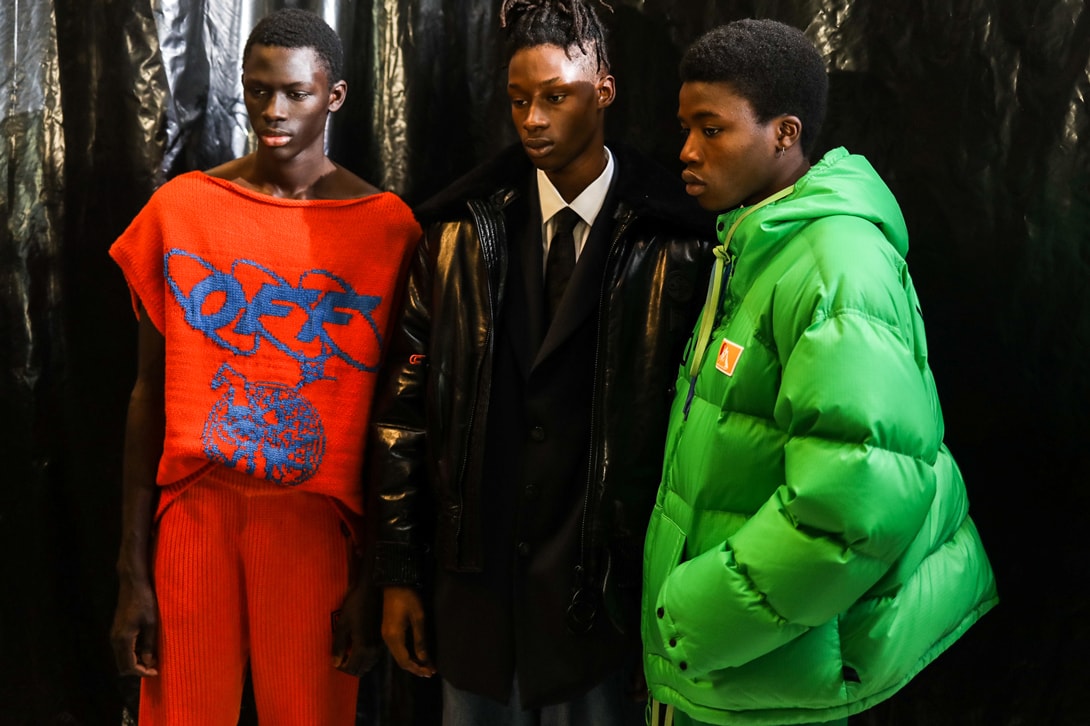 Off-White Virgil Abloh Fall Winter 2019 Add this to your skincare lineup now Show Collection Backstage