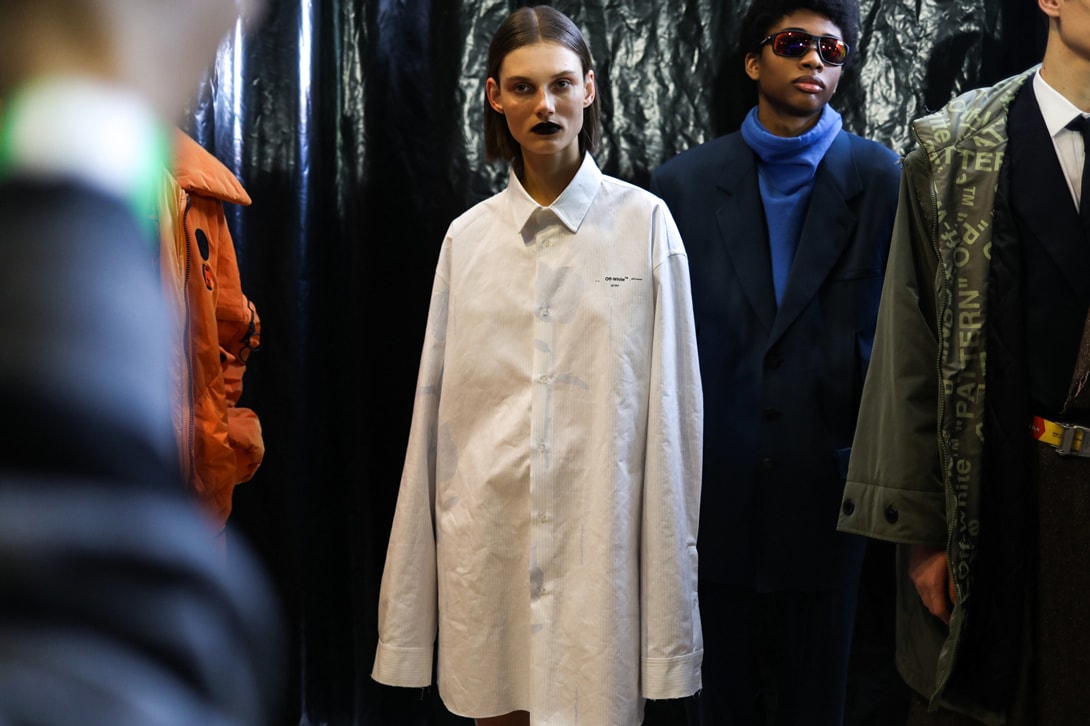 Off-White Virgil Abloh Fall Winter 2019 Paris Fashion Week Show Collection Backstage