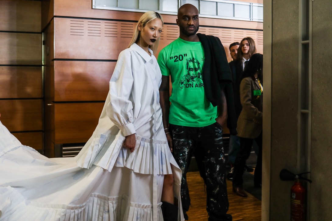 Off-White Virgil Abloh Fall Winter 2019 Add this to your skincare lineup now Show Collection Backstage