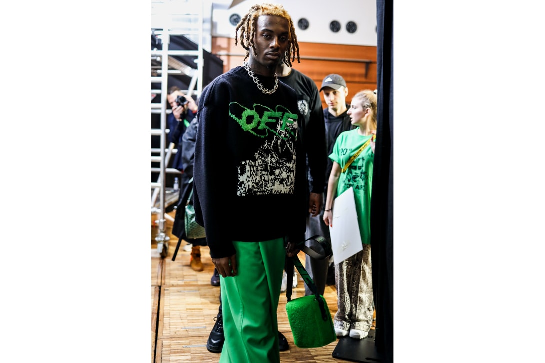 Off-White Virgil Abloh Fall Winter 2019 Add this to your skincare lineup now Show Collection Backstage