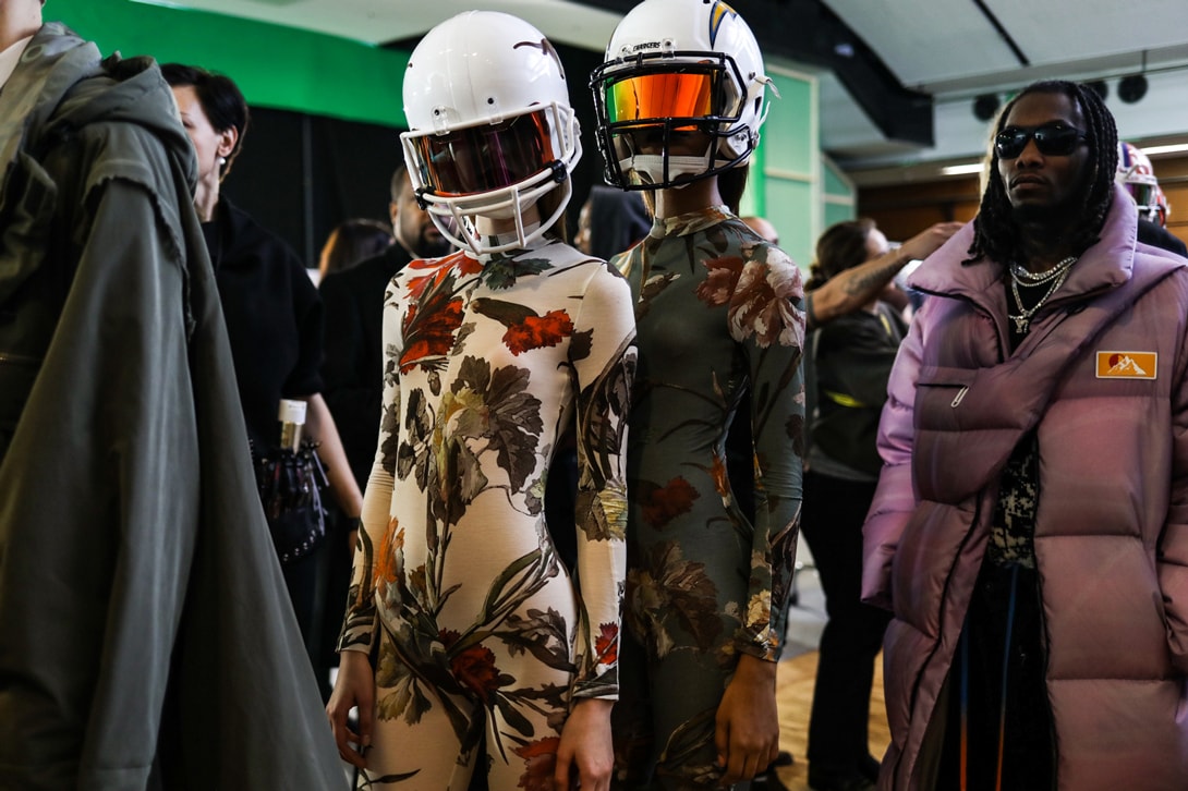 Off-White Virgil Abloh Fall Winter 2019 Add this to your skincare lineup now Show Collection Backstage