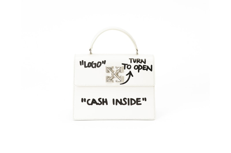 Off-White "FLOWER SHOP" Pop-Up Bag Collection Virgil Abloh Purse Bag Luxury 