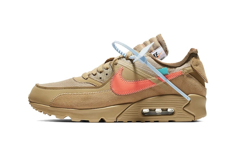 Off-White™ x Nike's Air Max 90 "Desert Ore" Release Date Virgil Abloh The Ten Collaboration