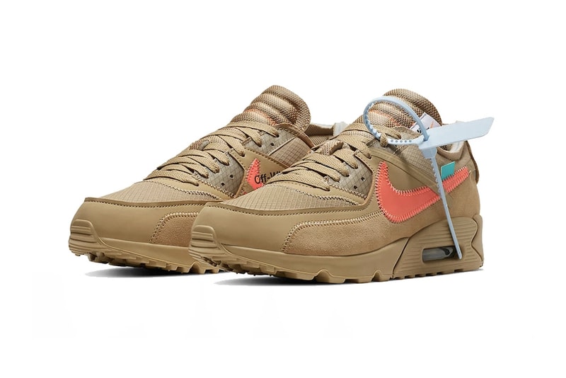 Off-White™ x Nike's Air Max 90 "Desert Ore" Release Date Virgil Abloh The Ten Collaboration