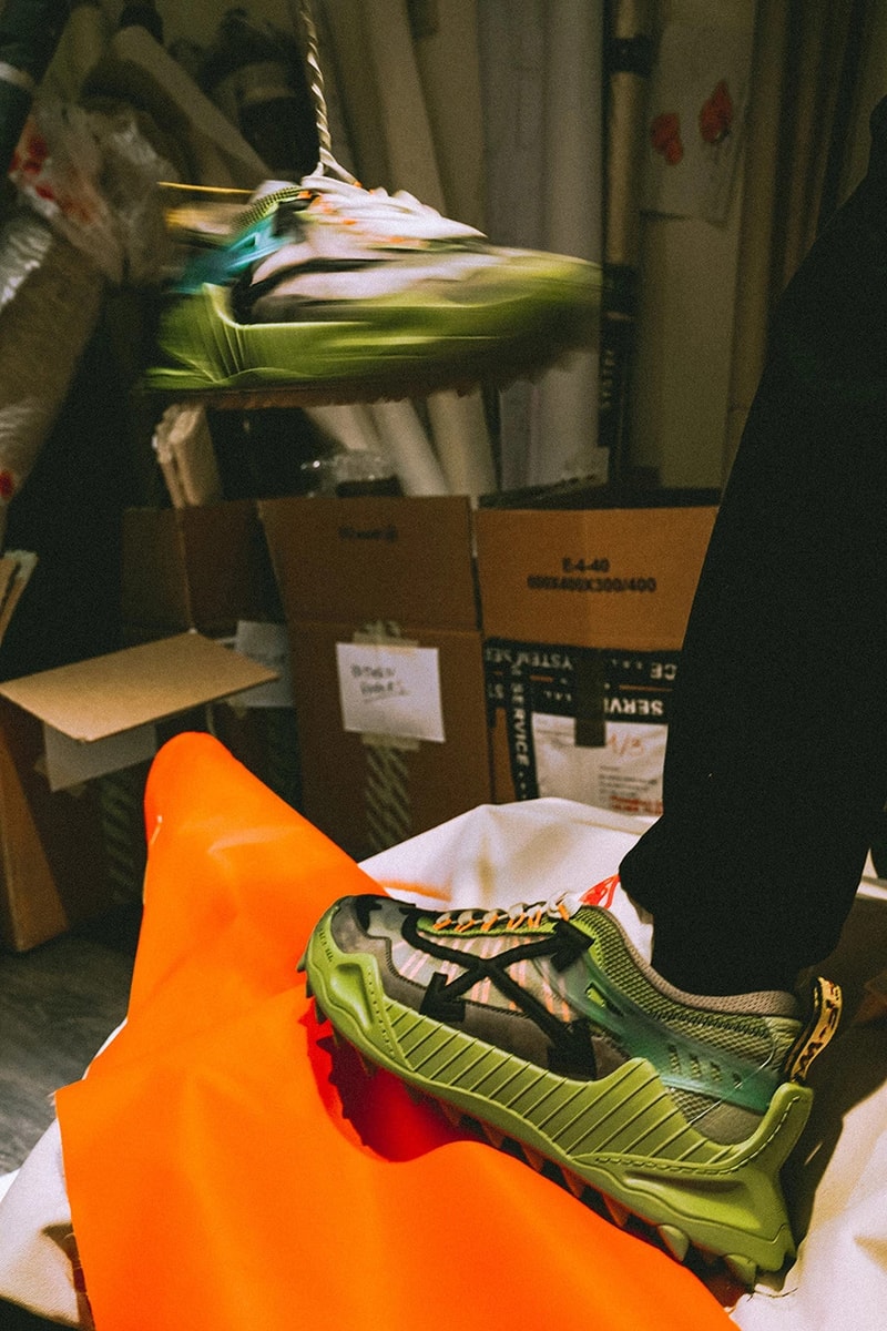 Off-White Odsy 1000 Green Black