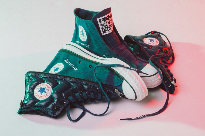 pam perks and mini converse chuck 70 zip off hi puffer jacket nylon quilted upper