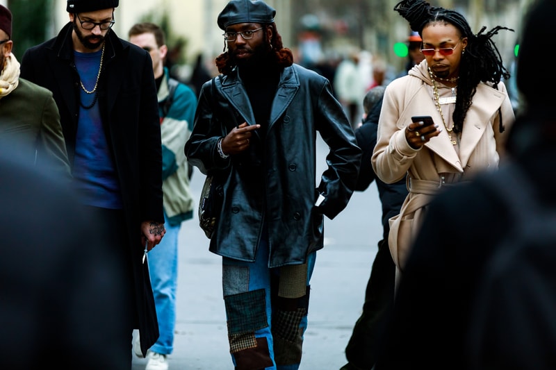 Paris Fashion Week Men's FW19 Streetstyle Snaps Off-White Chanel Heron Preston Jerry Lorenzo Maisie Wiliams Sita Abellan Aleali May