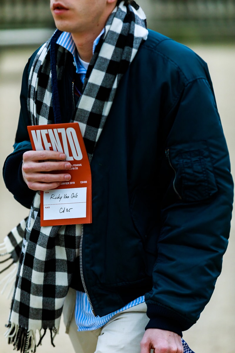 Paris Fashion Week Men's FW19 Streetstyle Snaps Off-White Chanel Heron Preston Jerry Lorenzo Maisie Wiliams Sita Abellan Aleali May