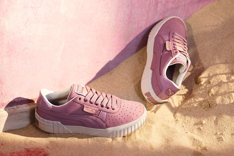 Selena Gomez PUMA Cali Elderberry Pastel Dusky Lilac Sneakers Trainers