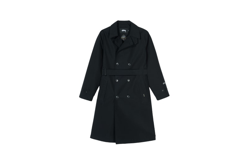 Stussy x GORE-TEX Down Trench Coat Black