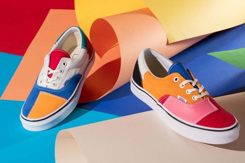 Vans Patchwork Era Sk8 Hi Slip On Multi