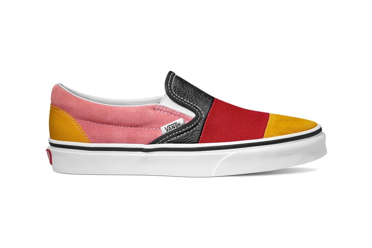 Vans Patchwork Era Sk8 Hi Slip On Multi