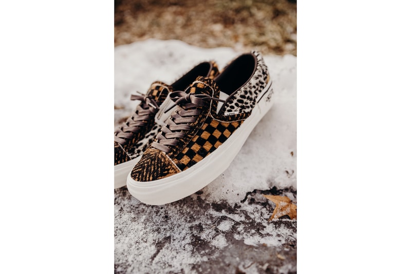 Vans Cut and Paste Pony Hair Pack Print Checkerboard Pattern Graphics Shoe 