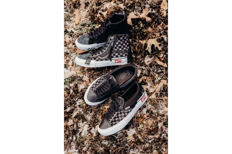 Vans Cut and Paste Pony Hair Pack Print Checkerboard Pattern Graphics Shoe 