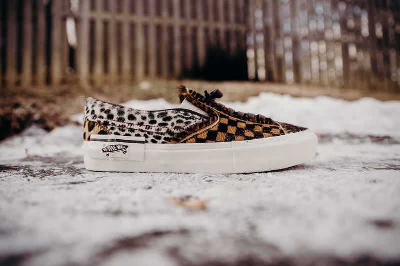 Vans Cut and Paste Pony Hair Pack Print Checkerboard Pattern Graphics Shoe 