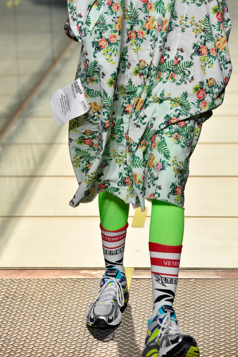 Vetements x Reebok Fall/Winter 2019 Collaboration Paris Fashion Week Men's Runway Show Demna Gvasalia