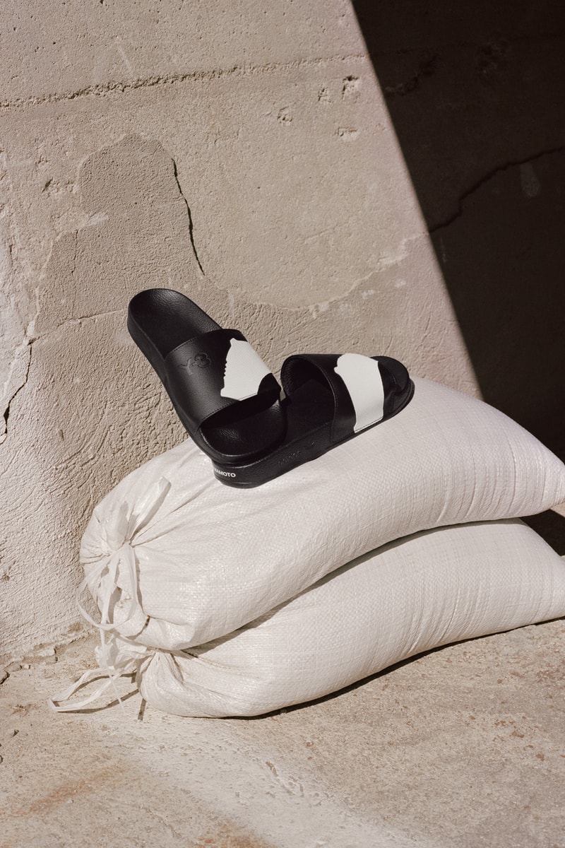 Y-3 Spring Summer 2019 Campaign Slides Black White