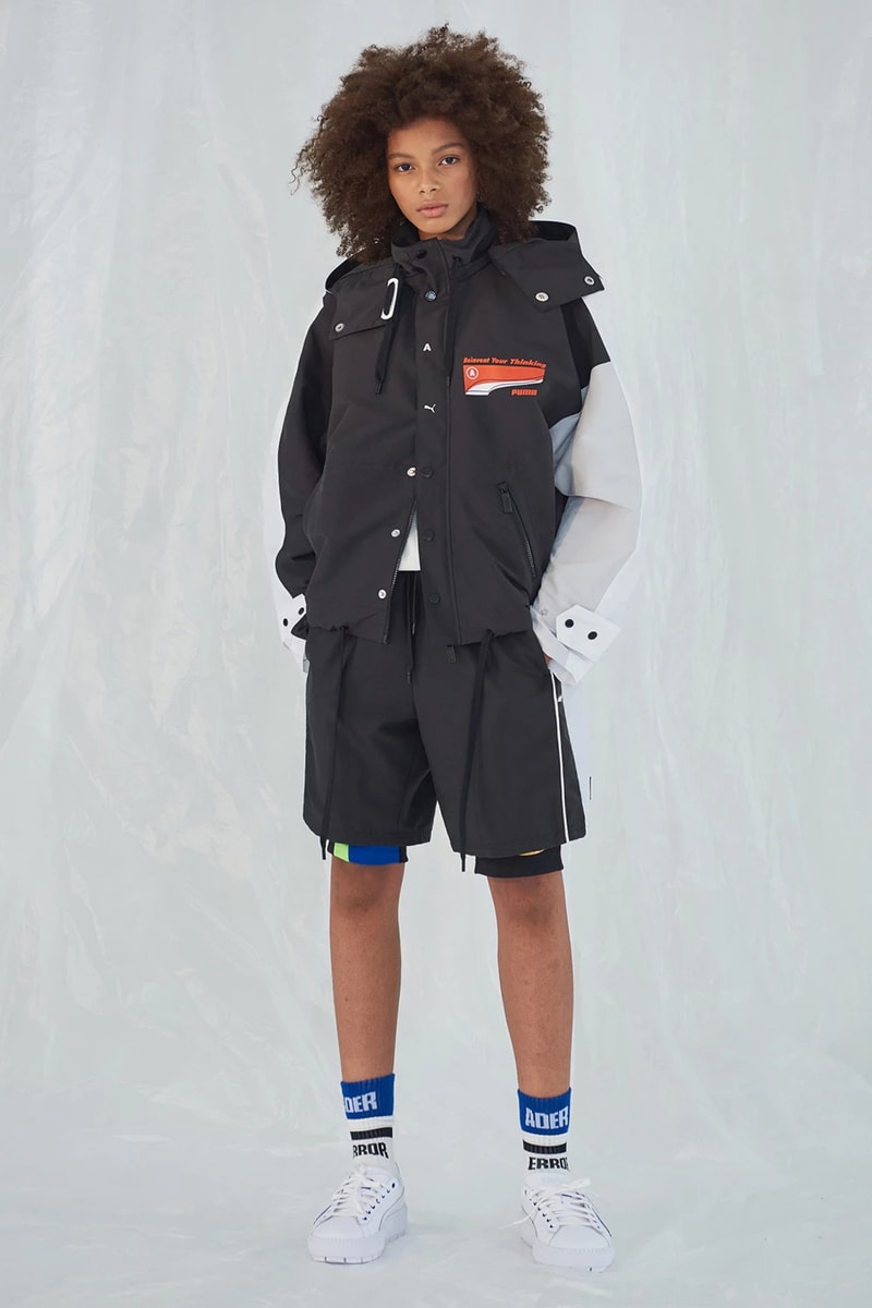 Ader Error x PUMA Spring Summer 2019 Lookbook Jacket Shorts Black