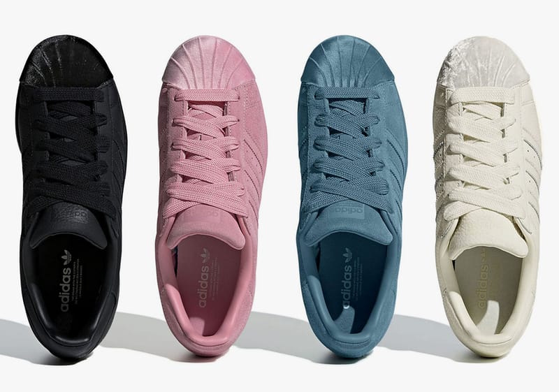 Peep the Velvet Shell Toe on adidas Originals' Chic New Superstars