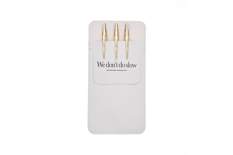 Alexander Wang dot com Collection Pen Set Gold