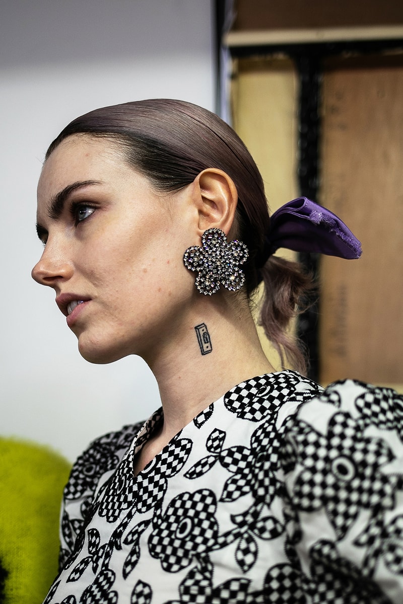 Ashley Williams FW19 London Fashion Week Backstage Jimmy Choo Adwoa Aboah Pixie Geldof Fall Winter 2019 Power Nap