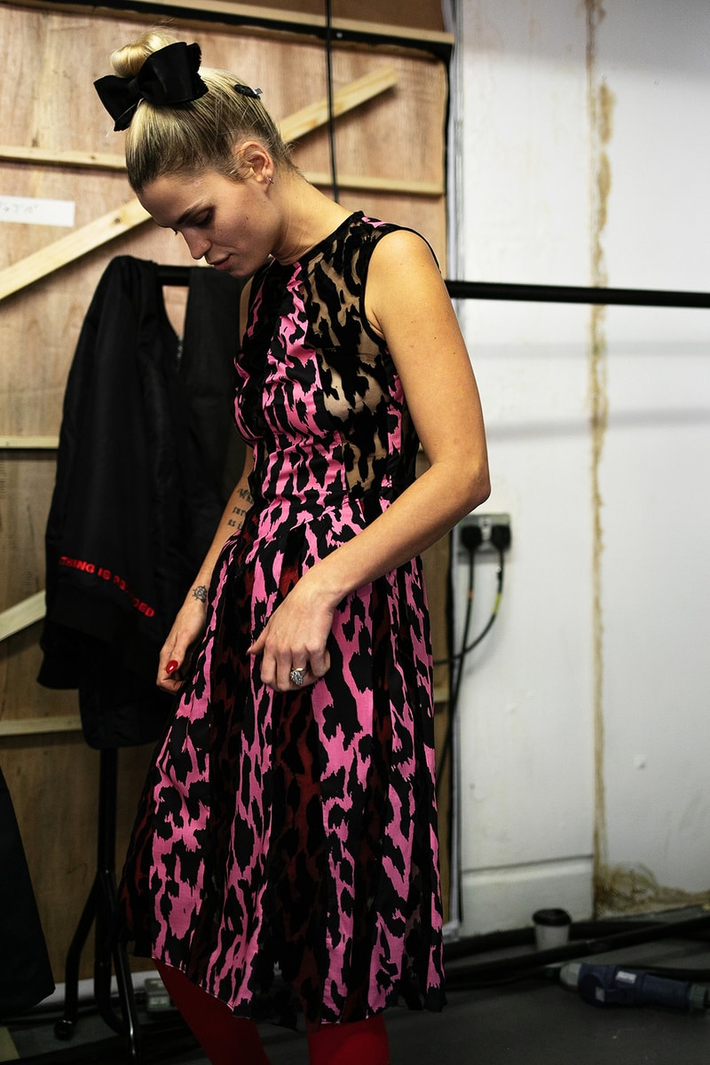 Ashley Williams FW19 London Fashion Week Backstage Jimmy Choo Adwoa Aboah Pixie Geldof Fall Winter 2019 Power Nap
