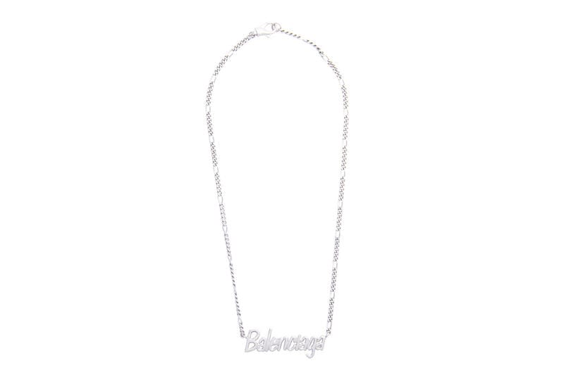 Balenciaga's New Nameplate Necklace Is a Must-Have '90s Accessory