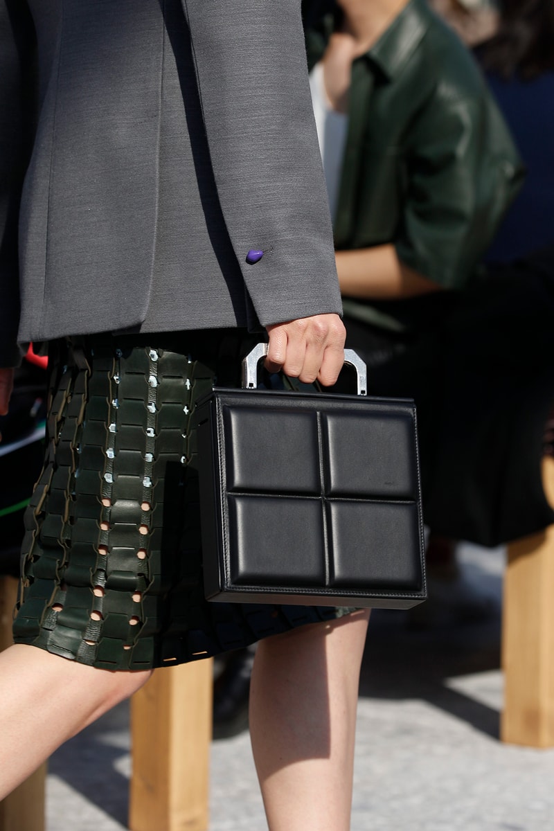 Bottega Veneta Milan Fashion Week Fall Winter 2019 FW19 Daniel Lee Debut Runway Show square bag
