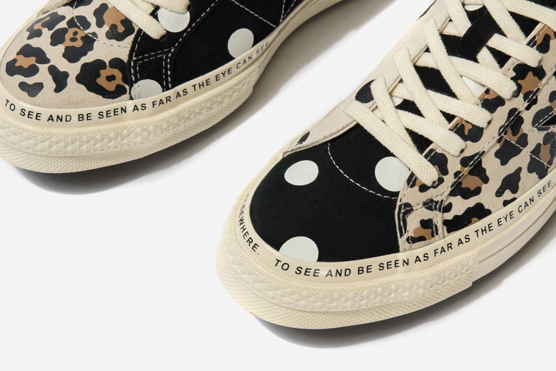 Brain Dead Converse One Star Cheetah Print Zebra Polka Dots 