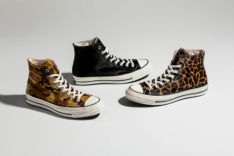 Converse Chuck 70 Pack Camouflage Leopard Print Pony Hair Brown Green Black