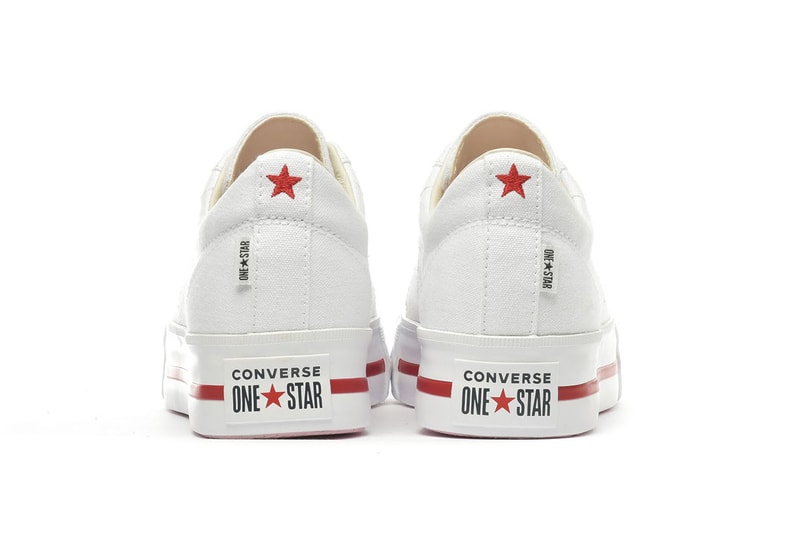 Converse One Star Platform Ox White Dark Obsidian