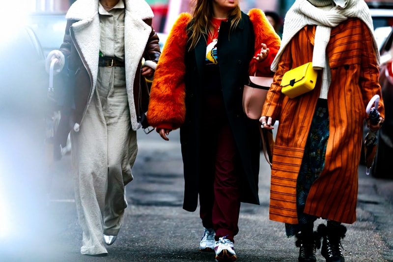 Copenhagen Fashion Week FW19 Streetstyle Snaps Jackets Red Black Bag Yellow