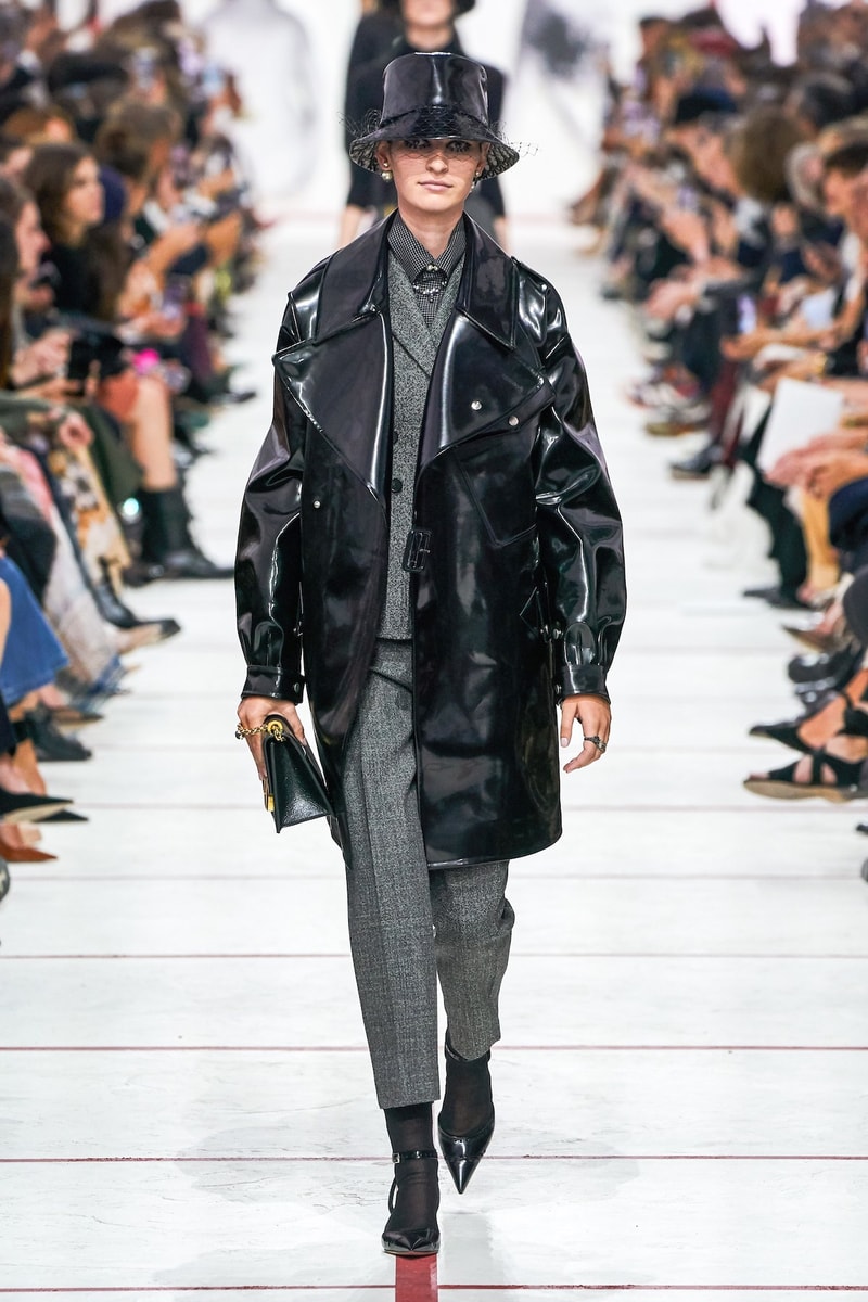 Dior Fall/Winter 2019 Paris Fashion Week Runway Collection Maria Grazia Chiuri Best Looks PFW Fall Winter 2019 FW19 Archive Saddle Bag Yves Saint Laurent Robin Morgan Miss Dior Dress 