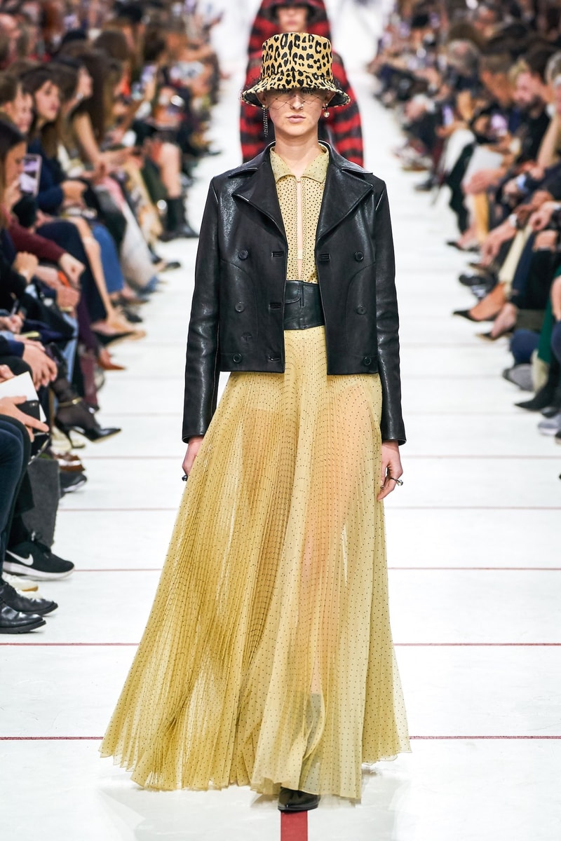 Dior Fall/Winter 2019 Paris Fashion Week Runway Collection Maria Grazia Chiuri Best Looks PFW Fall Winter 2019 FW19 Archive Saddle Bag Yves Saint Laurent Robin Morgan Miss Dior Dress 