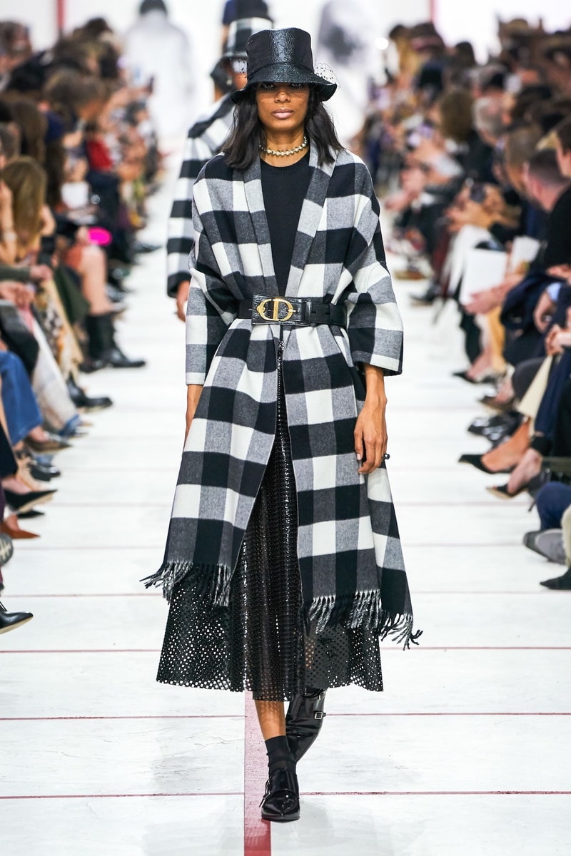 Dior Fall/Winter 2019 Paris Fashion Week Runway Collection Maria Grazia Chiuri Best Looks PFW Fall Winter 2019 FW19 Archive Saddle Bag Yves Saint Laurent Robin Morgan Miss Dior Dress 