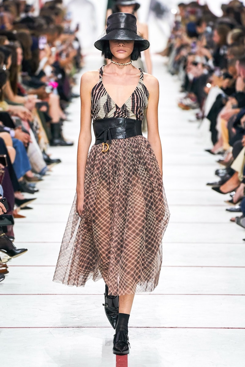 Dior Fall/Winter 2019 Paris Fashion Week Runway Collection Maria Grazia Chiuri Best Looks PFW Fall Winter 2019 FW19 Archive Saddle Bag Yves Saint Laurent Robin Morgan Miss Dior Dress 