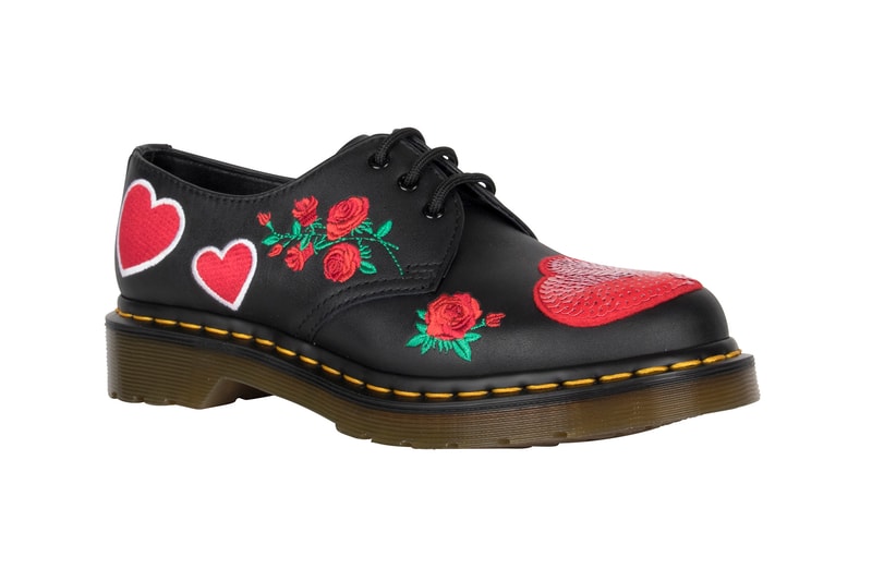 Dr. Martens Valentine's Day Rebel Heart Boots Shoes Satchel Bag Pink Black 