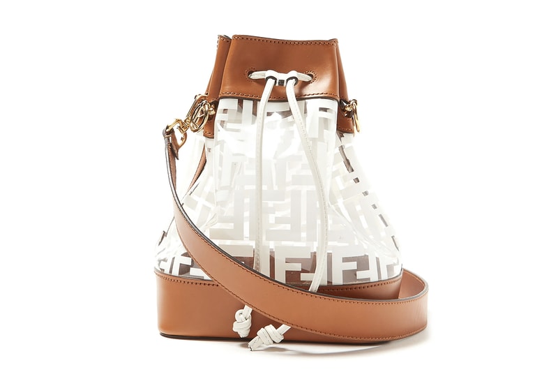 Fendi Transparent PVC Mon Trésor Bucket Bag