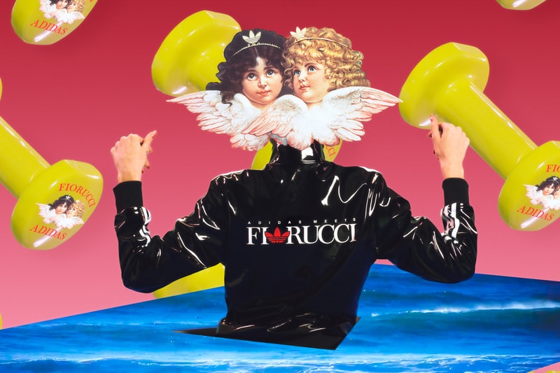 Fiorucci x adidas Originals Collection Vinyl Jacket Black