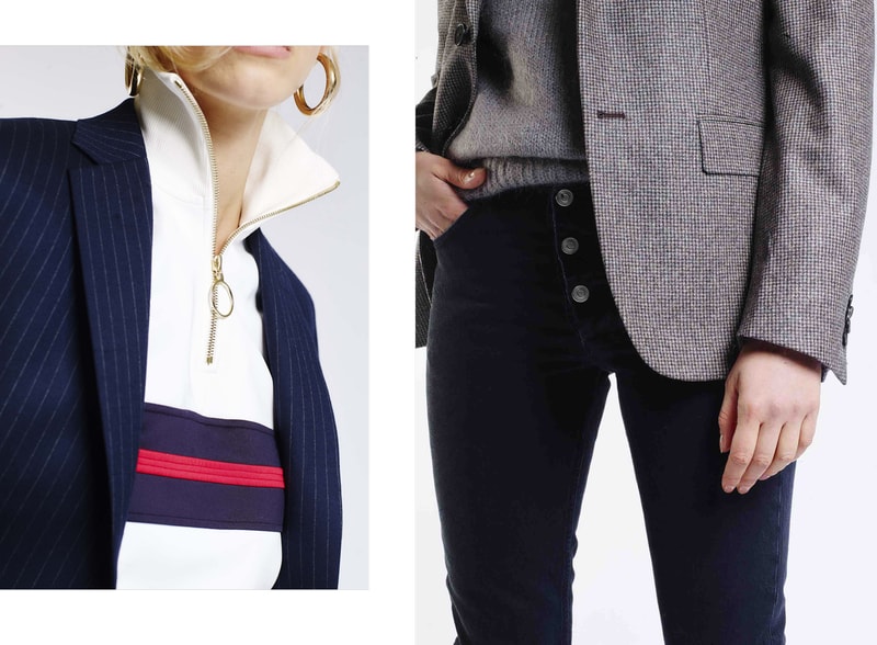 Harmony Paris A Daily Uniform Collection Lookbook Jacket Navy Sweater White